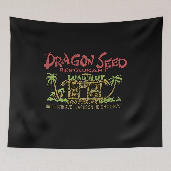 Item preview, Vintage Dragon Seed Luau Hut - Jackson Heights, New York designed and sold by QuayTradingCo.