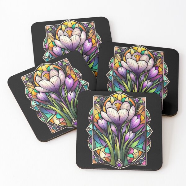 Item preview, Stained Glass Spring Crocus designed and sold by CAutumnTrapp.