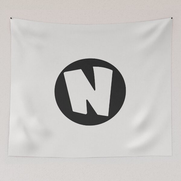 Item preview, letter n white designed and sold by ZiphGames.