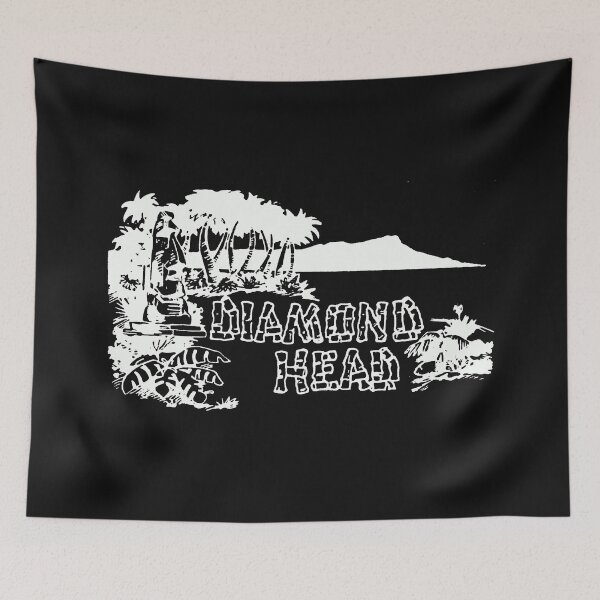 Aperçu de l'œuvre Vintage Diamond Head - Hawaii créée et vendue par QuayTradingCo.