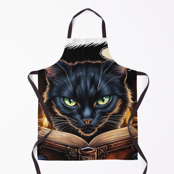 Item preview, Purrhaps a Spell – Gothic Dark Academia Cat Reading by Candlelight designed and sold by bannzy.
