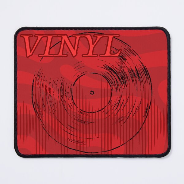 Item preview, Vinyl Record in Red & Black designed and sold by BrightrDayMusicArt.