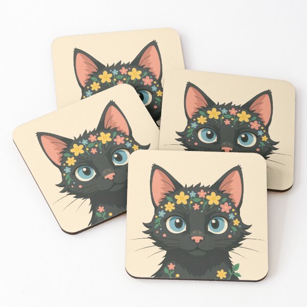 Item preview, Flower Face 1 designed and sold by Reclining Buddha Cat.