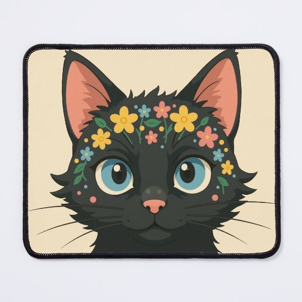 Item preview, Flower Face 1 designed and sold by Reclining Buddha Cat.
