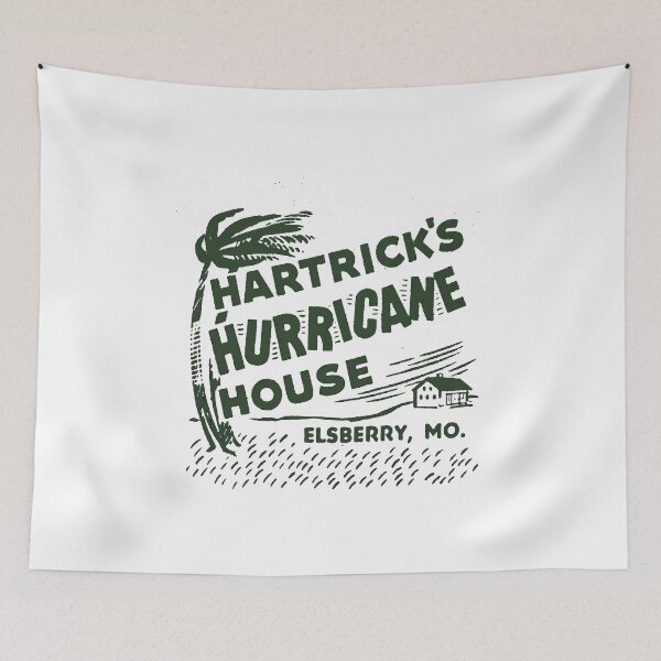 Item preview, Vintage Hartrick's Hurricane House - Elsberry, Missouri designed and sold by QuayTradingCo.