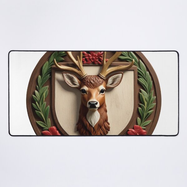 Item preview, DEER SHIELD (WHITE) designed and sold by Marlon Oseguera.