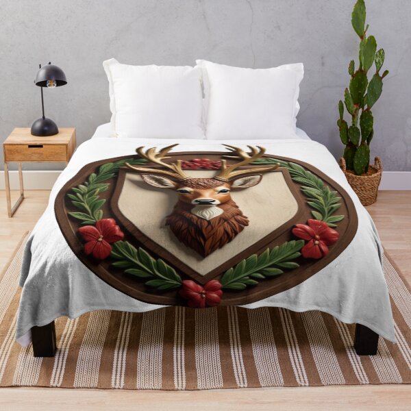 Item preview, DEER SHIELD (WHITE) designed and sold by Marlon Oseguera.