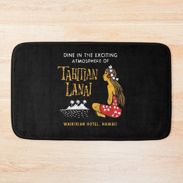 Item preview, Vintage Tahitian Lanai - Hawaii designed and sold by QuayTradingCo.