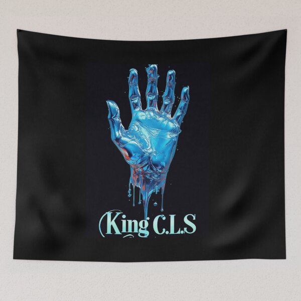 Item preview, King C.L.S King's Hand Drip | Gravity Blue | Black | Sky Blue  designed and sold by Kingcls.