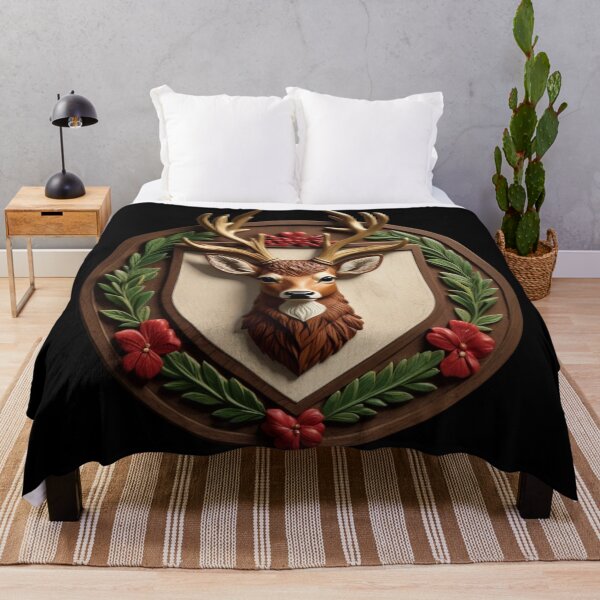 Item preview, DEER SHIELD (BLACK) designed and sold by Marlon Oseguera.