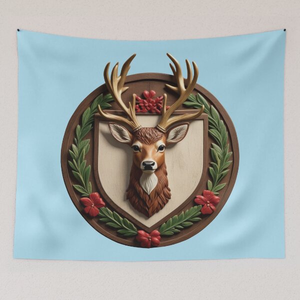 Item preview, DEER SHIELD (#B1E2F3) designed and sold by Marlon Oseguera.
