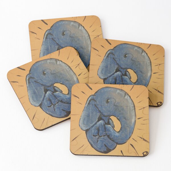 Item preview, Puzzled Baby Elephant designed and sold by sarunamii.