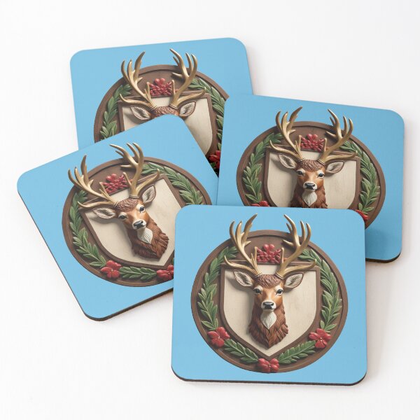 Item preview, DEER SHIELD (#65B7DD) designed and sold by Marlon Oseguera.