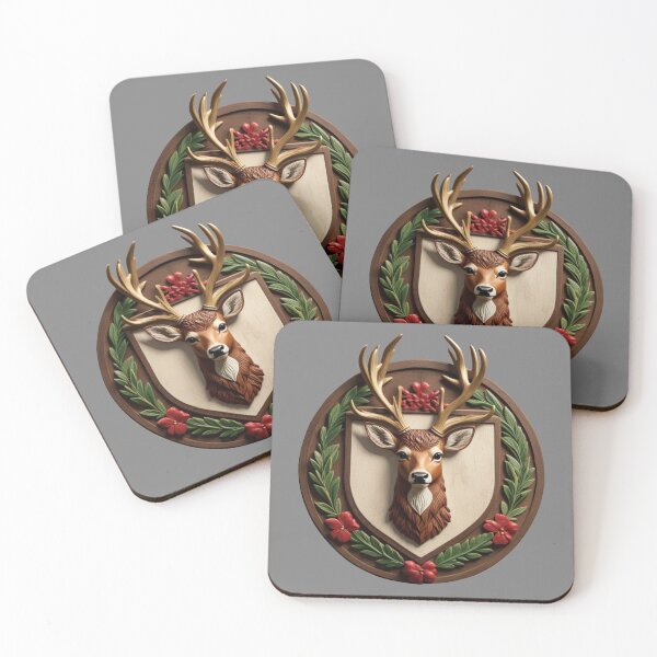 Item preview, DEER SHIELD (#808080) designed and sold by Marlon Oseguera.