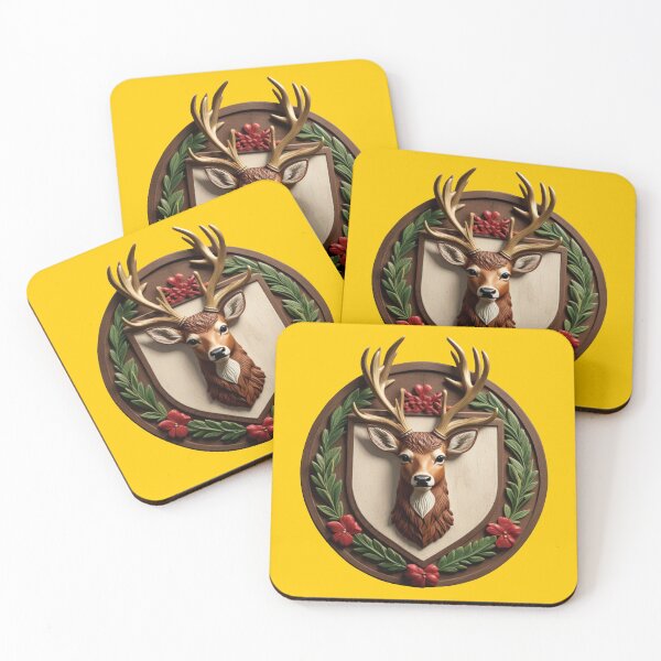 Item preview, DEER SHIELD (#FFCC00) designed and sold by Marlon Oseguera.
