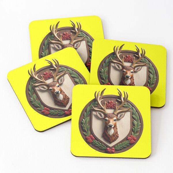 Item preview, DEER SHIELD (#FFFF00) designed and sold by Marlon Oseguera.