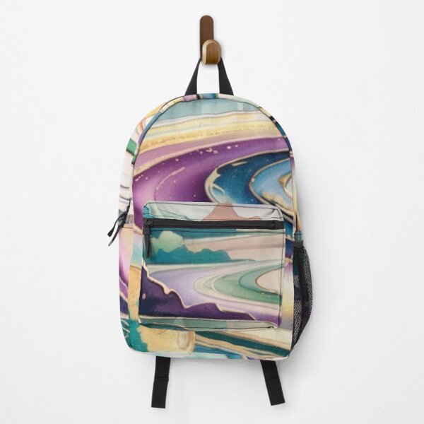 Item preview, Ethereal Riverscape with Shimmering Mountains and Floating Isles designed and sold by bAIryBarn.
