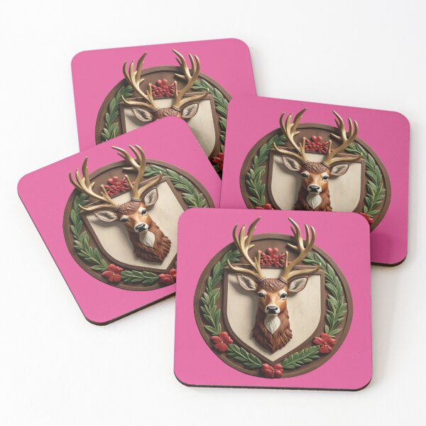Item preview, DEER SHIELD (#E14F90) designed and sold by Marlon Oseguera.