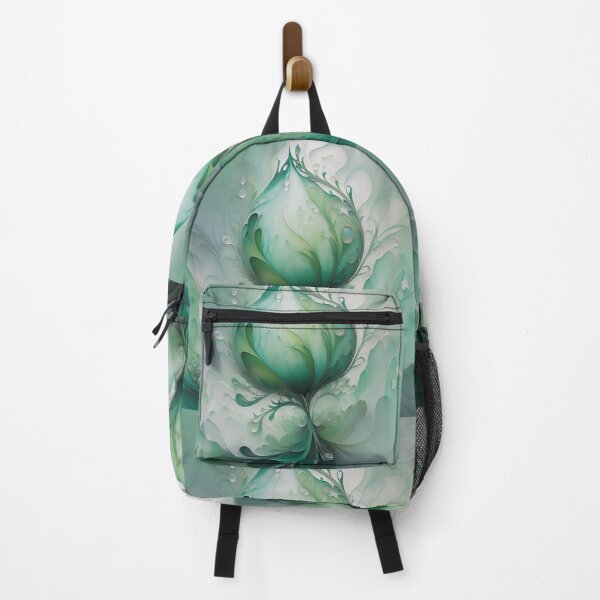 Item preview, Delicate abstract design in delicate shades of green designed and sold by Visions of the Magpie.