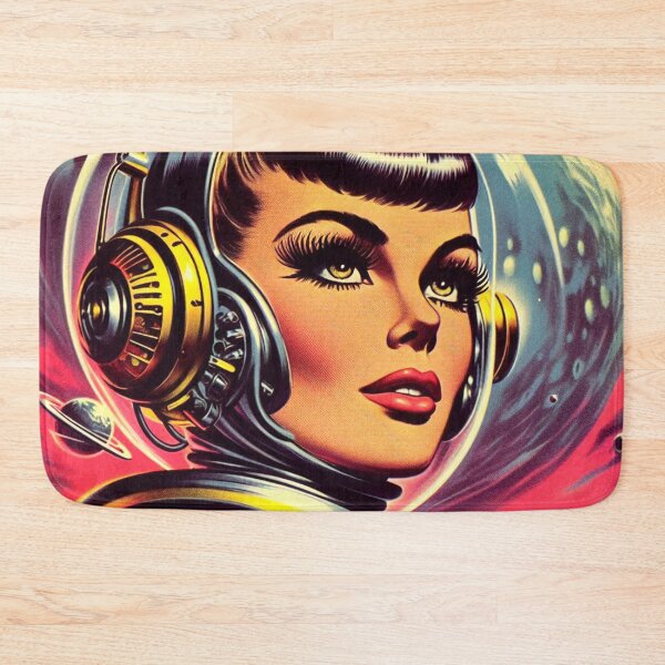 Item preview, Retro Astronaut Girl designed and sold by PulpVintage.