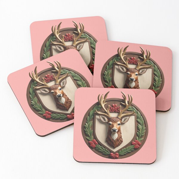 Item preview, DEER SHIELD (#F7A4A0) designed and sold by Marlon Oseguera.