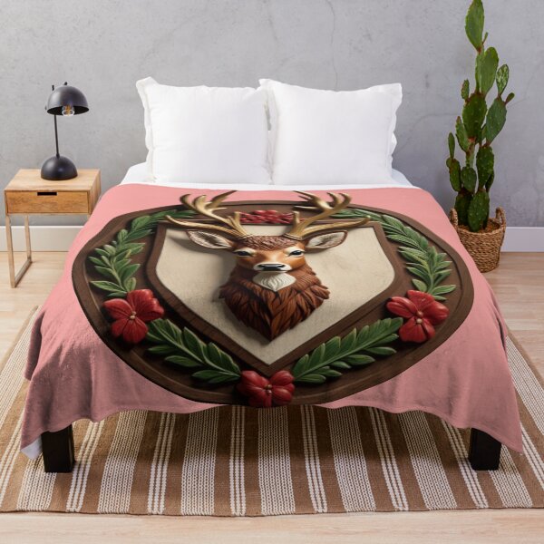 Item preview, DEER SHIELD (#F7A4A0) designed and sold by Marlon Oseguera.