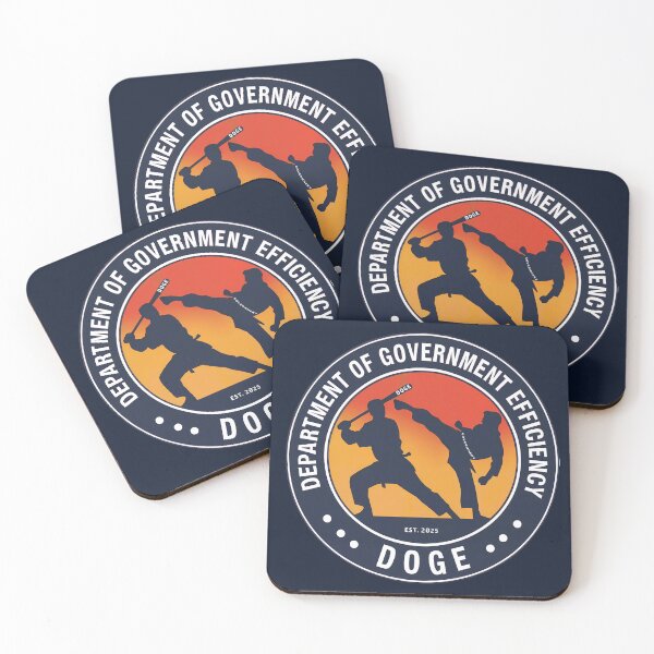Item preview, D.O.G.E Combat Badge - Political Satire 2025 designed and sold by cabana.space.