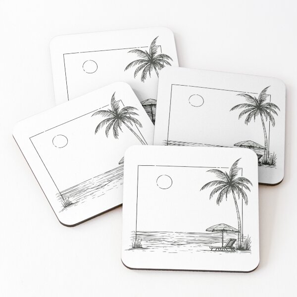 Item preview, Summer Beach Palm designed and sold by Gkinoki.