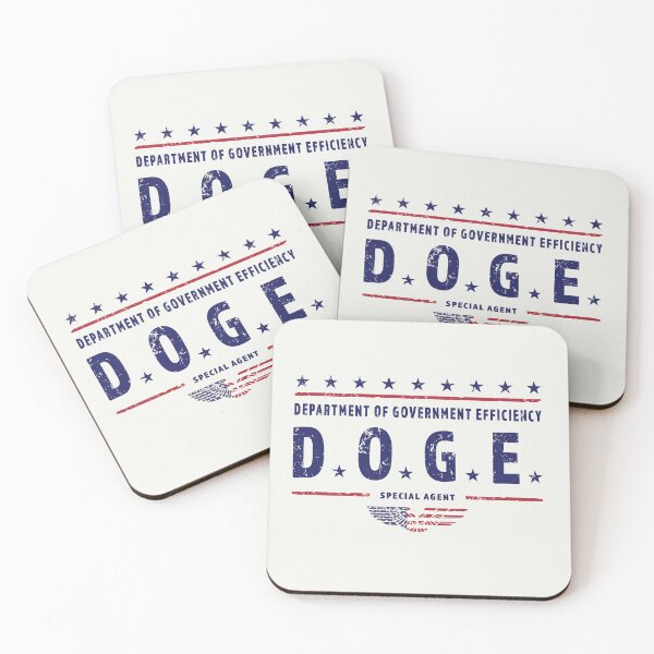 Item preview, D.O.G.E Special Agent Badge - USA Politic 2025 designed and sold by cabana.space.