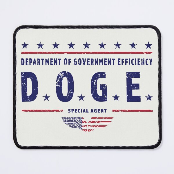 Item preview, D.O.G.E Special Agent Badge - USA Politic 2025 designed and sold by cabana.space.