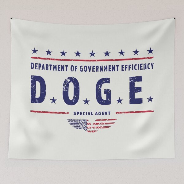 Item preview, D.O.G.E Special Agent Badge - USA Politic 2025 designed and sold by cabana.space.