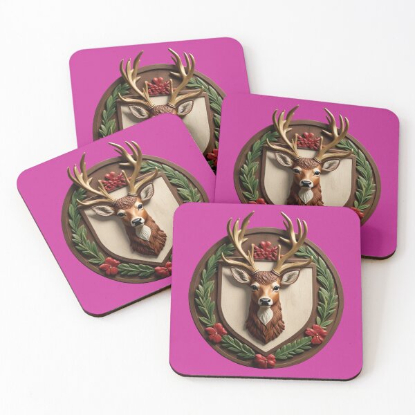 Item preview, DEER SHIELD (#CC3399) designed and sold by Marlon Oseguera.