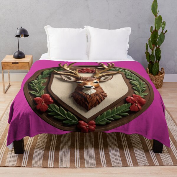 Item preview, DEER SHIELD (#CC3399) designed and sold by Marlon Oseguera.