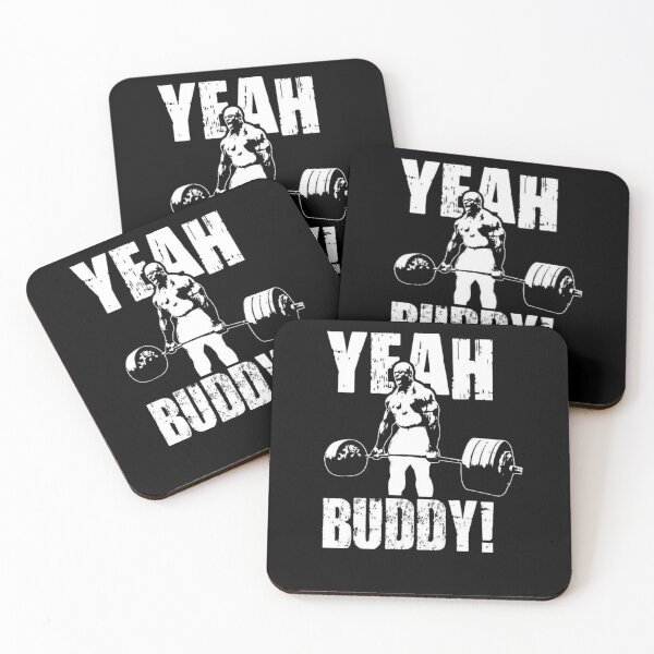 Item preview, Yeah Buddy! – Hardcore Gym Motivational Design designed and sold by HYSTOREGYMWEAR.