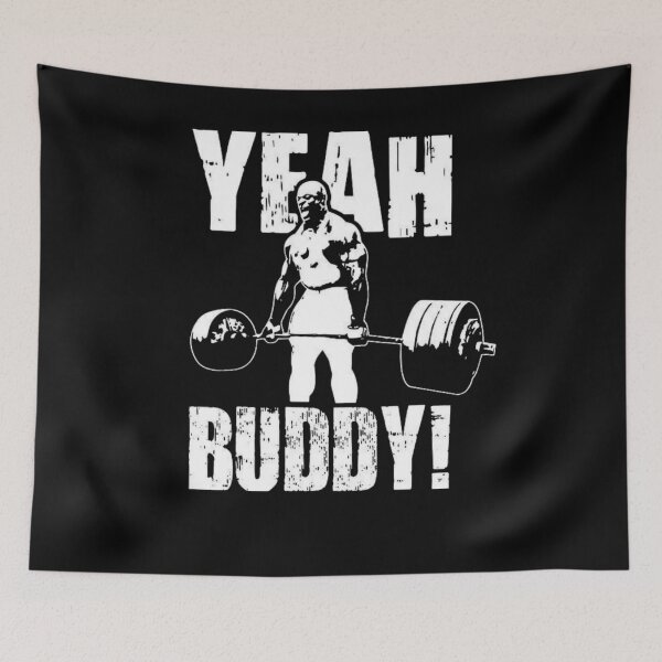 Item preview, Yeah Buddy! – Hardcore Gym Motivational Design designed and sold by HYSTOREGYMWEAR.