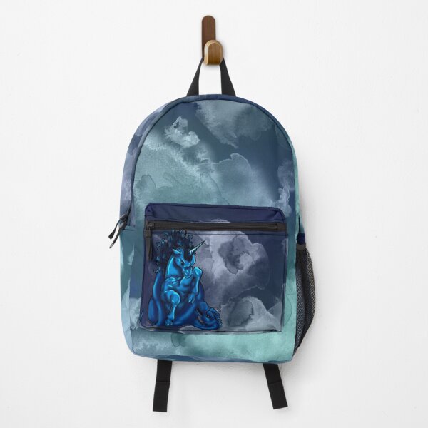 Item preview, Unicorn and Dragon Struggle in Blue designed and sold by sarunamii.