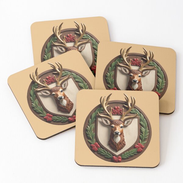 Item preview, DEER SHIELD (#E6B97F) designed and sold by Marlon Oseguera.