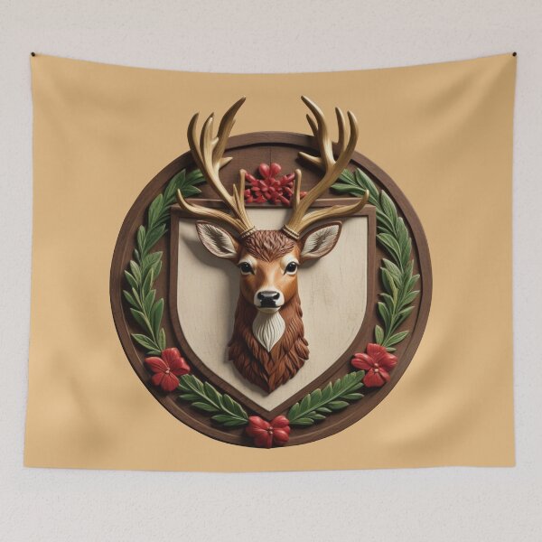Item preview, DEER SHIELD (#E6B97F) designed and sold by Marlon Oseguera.