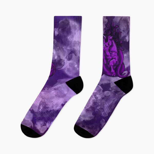 Item preview, Unicorn and Dragon Struggle in Purple designed and sold by sarunamii.