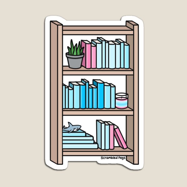 Aperçu de l'œuvre Bibliothèque Transmasc Pride créée et vendue par scrambledpegs.