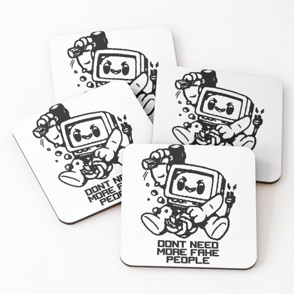 Item preview, Smash the Fakes Retro Screen Character Anti-Fake Quote designed and sold by FlyShop1.
