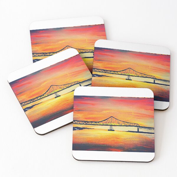 Item preview, Astoria, Oregon Sunset Bridge designed and sold by AnastaciasArt.