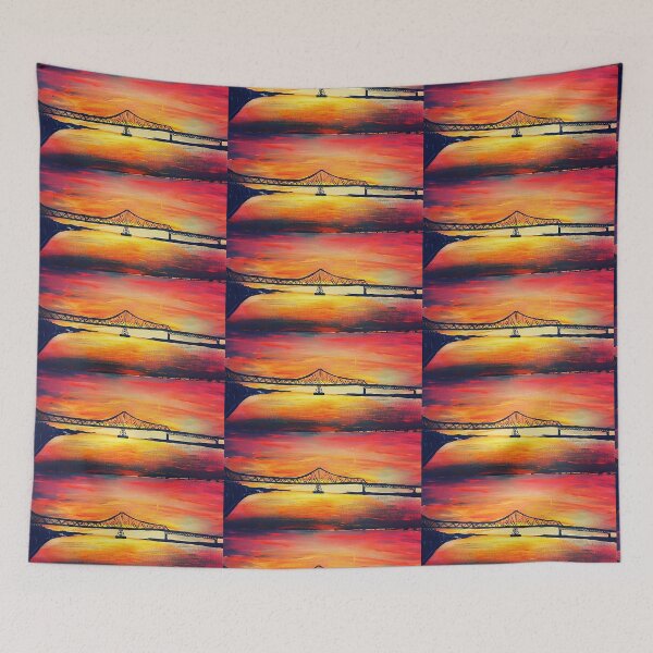 Item preview, Astoria, Oregon Sunset Bridge designed and sold by AnastaciasArt.