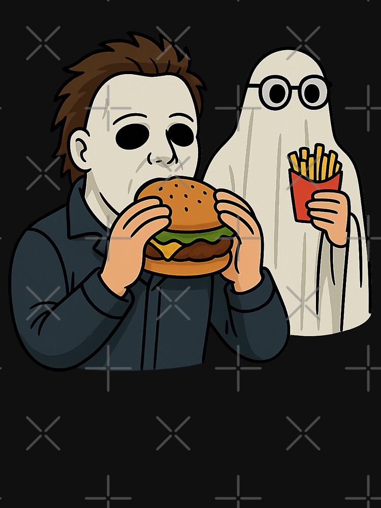 Thumbnail 7 of 7, Classic T-Shirt, Michael Myers and Bob designed and sold by SlashEmThreads.