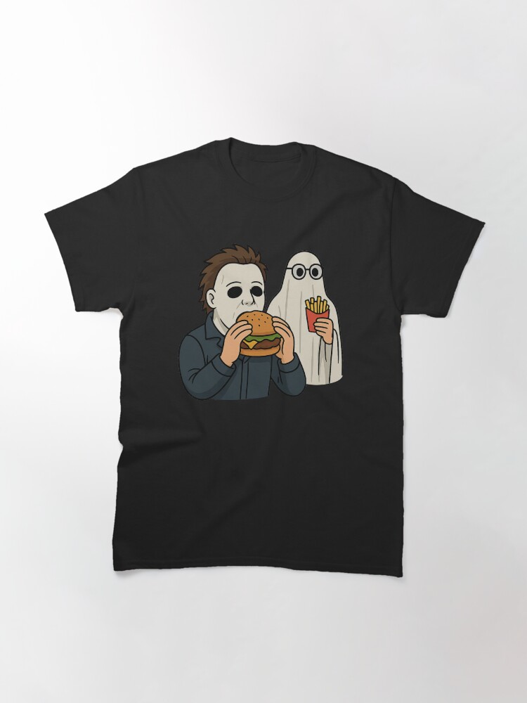 Thumbnail 3 of 7, Classic T-Shirt, Michael Myers and Bob designed and sold by SlashEmThreads.