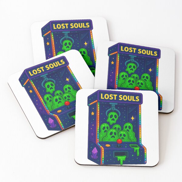 Item preview, Lost Souls Arcade – Haunted Claw Machine with Neon Lights and Slime designed and sold by Soft rot studio.