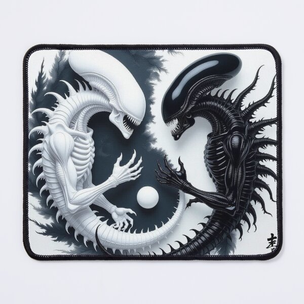 Item preview, Yin & Yang Xenomorph designed and sold by DesignzByJai.
