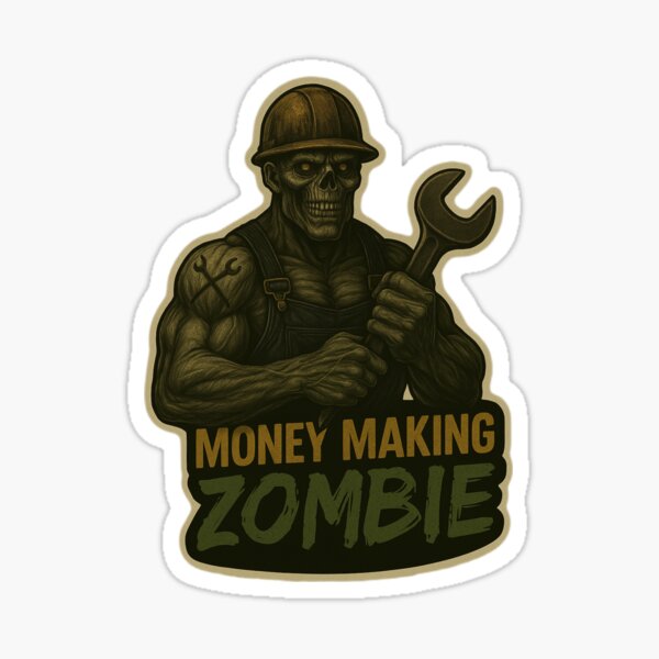 Item preview, Money Making Zombie Ironworker  designed and sold by SnakeStone.