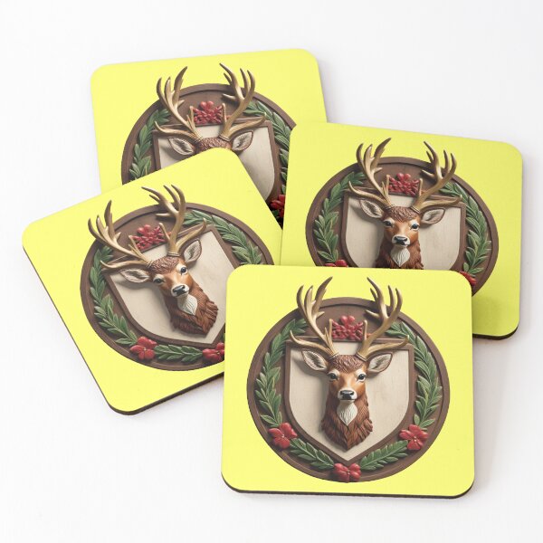 Item preview, DEER SHIELD (#FFFF66) designed and sold by Marlon Oseguera.