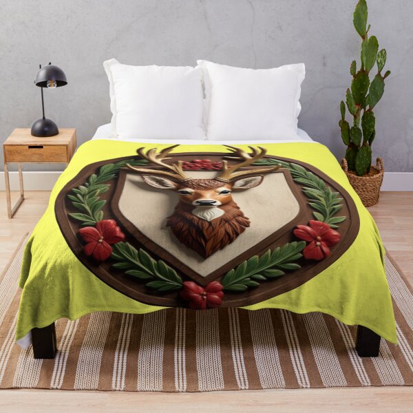 Item preview, DEER SHIELD (#FFFF66) designed and sold by Marlon Oseguera.